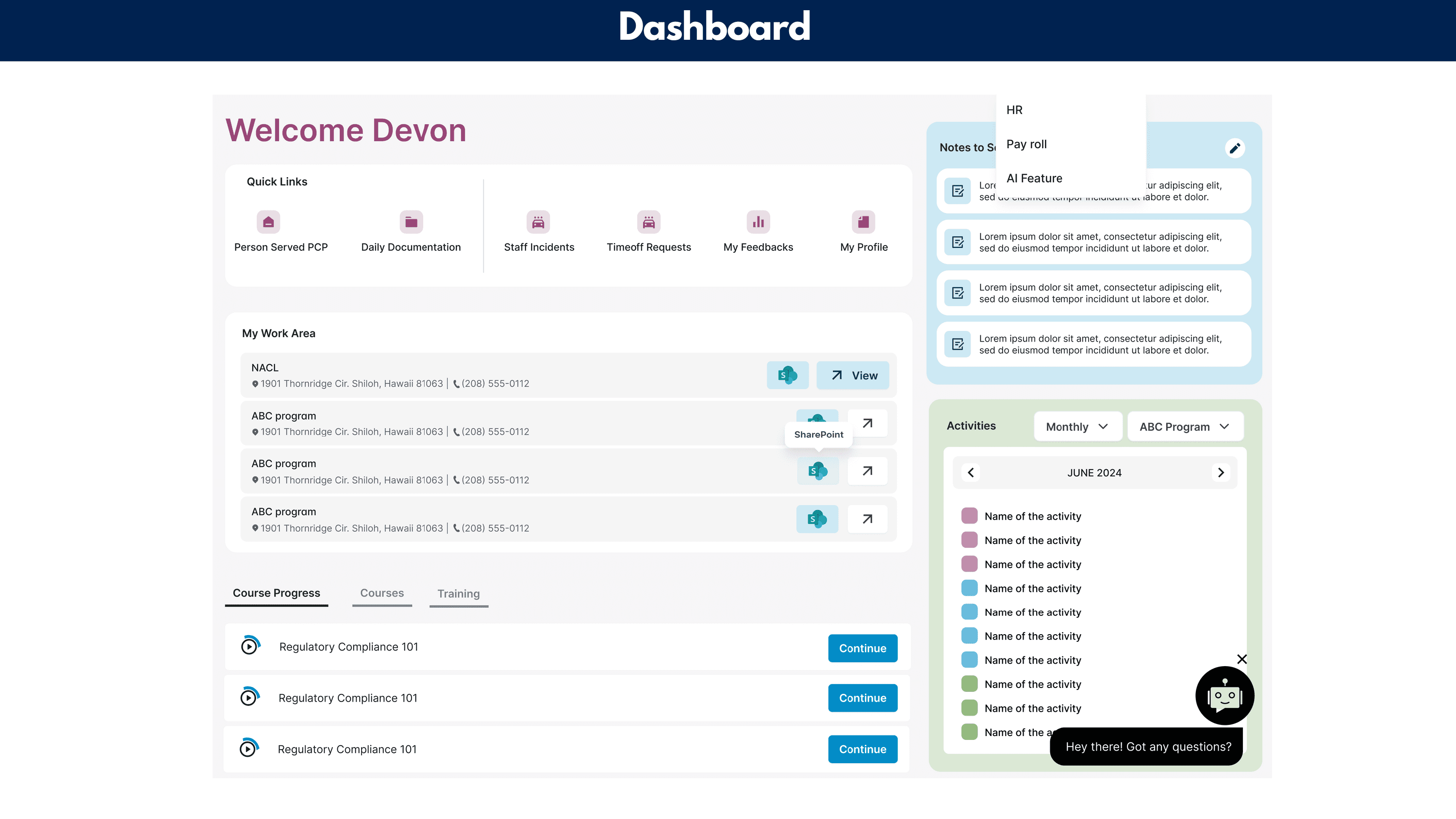 PowerCompass Dashboard Architecture